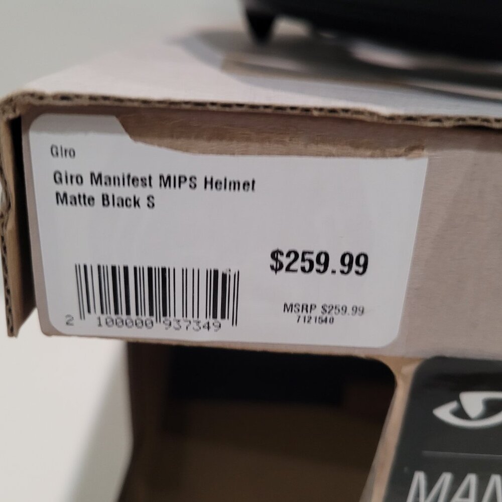 Giro Manifest Spherical Matte Black Small 51-55cm 7121540 Mips New - Picture 4 of 12